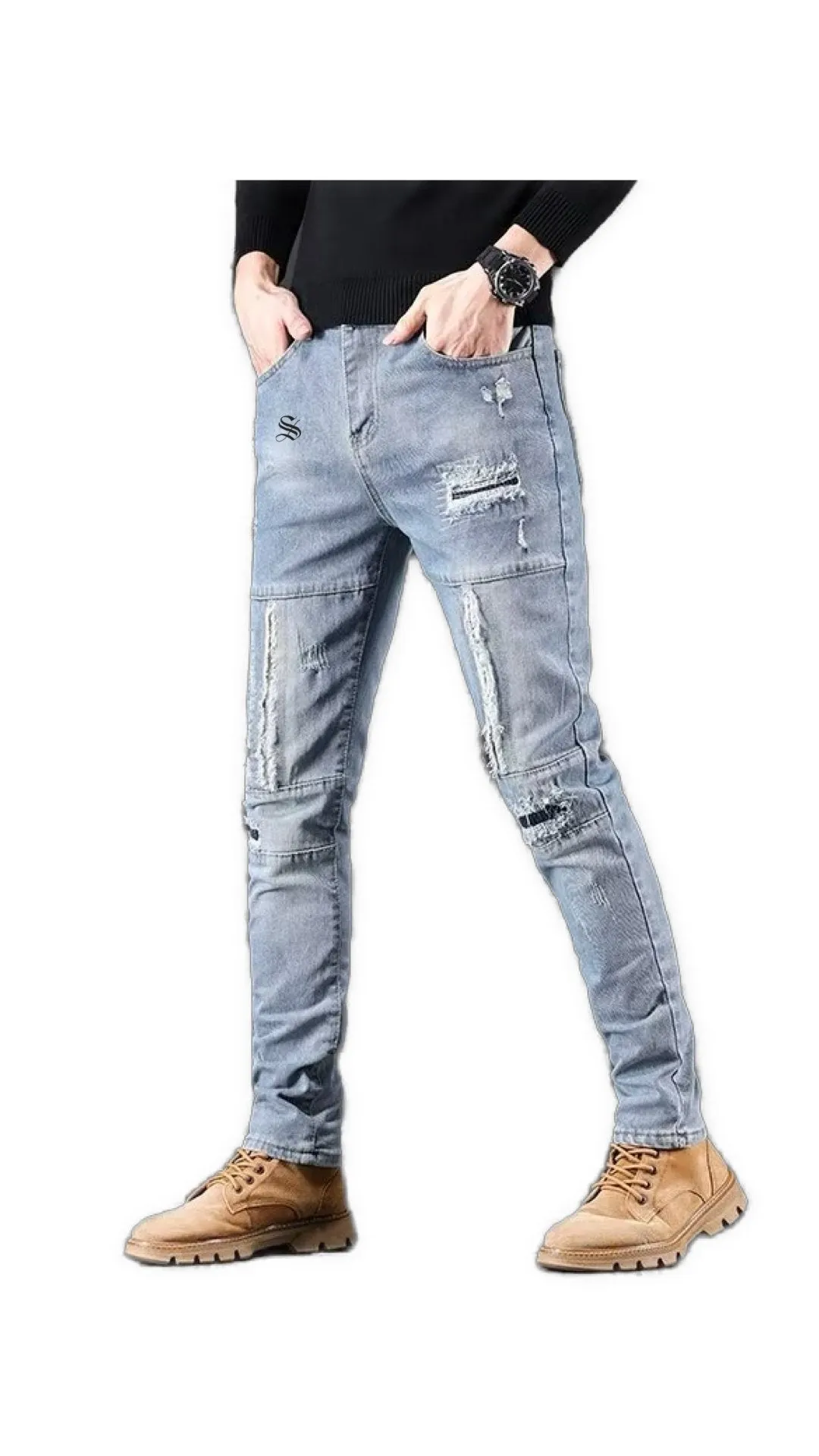 Sexis - Black Jeans for Men