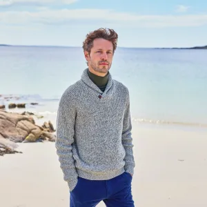 Shawl Collar Button Sweater