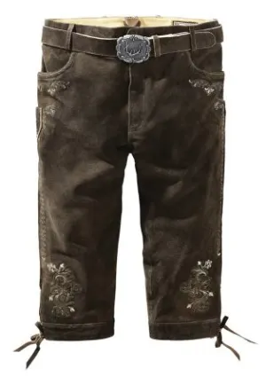 Sigmar3 Stockerpoint "Trachten Kniebund Lederhosen" leather pants with belt