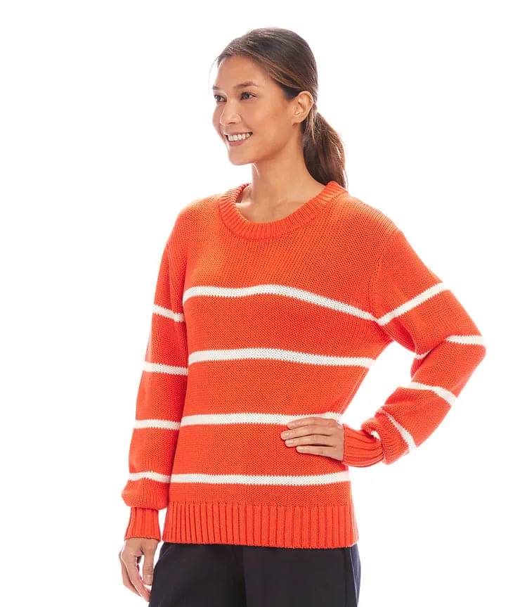 Stripe Crewneck Sweater