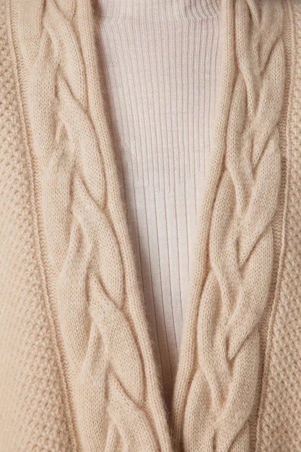 Stylish Textured Long Sleeve Cardigan