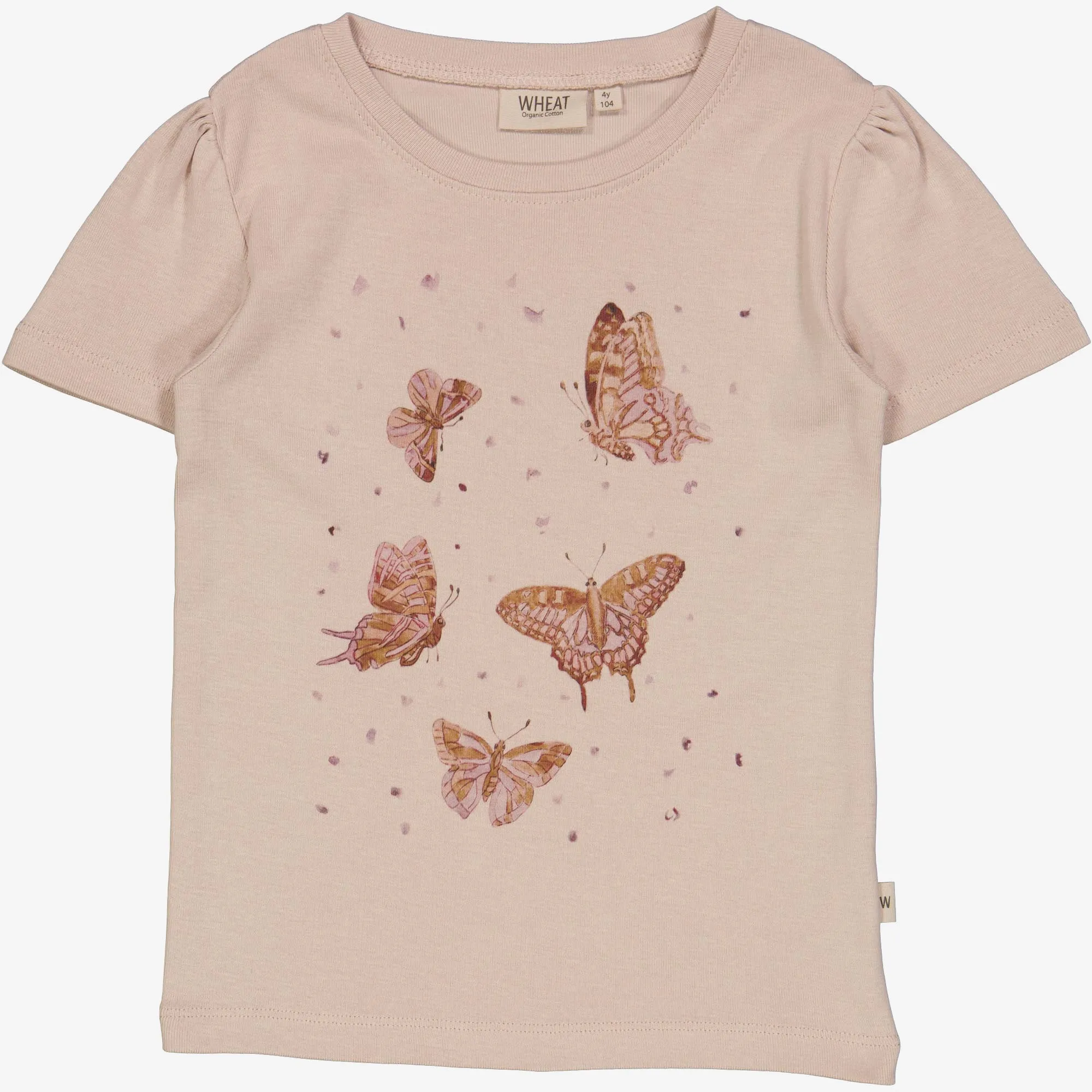 T-Shirt Butterflies - pale lilac