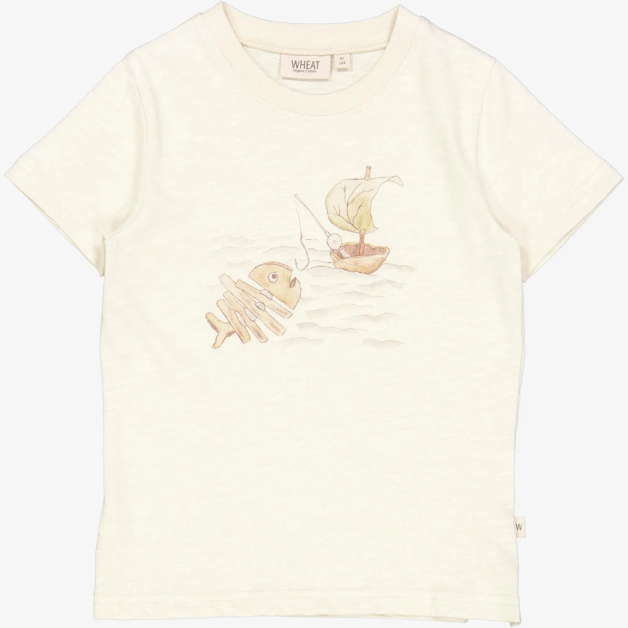 T-Shirt Fishing - chalk