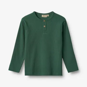 T-shirt L/S Morris - green