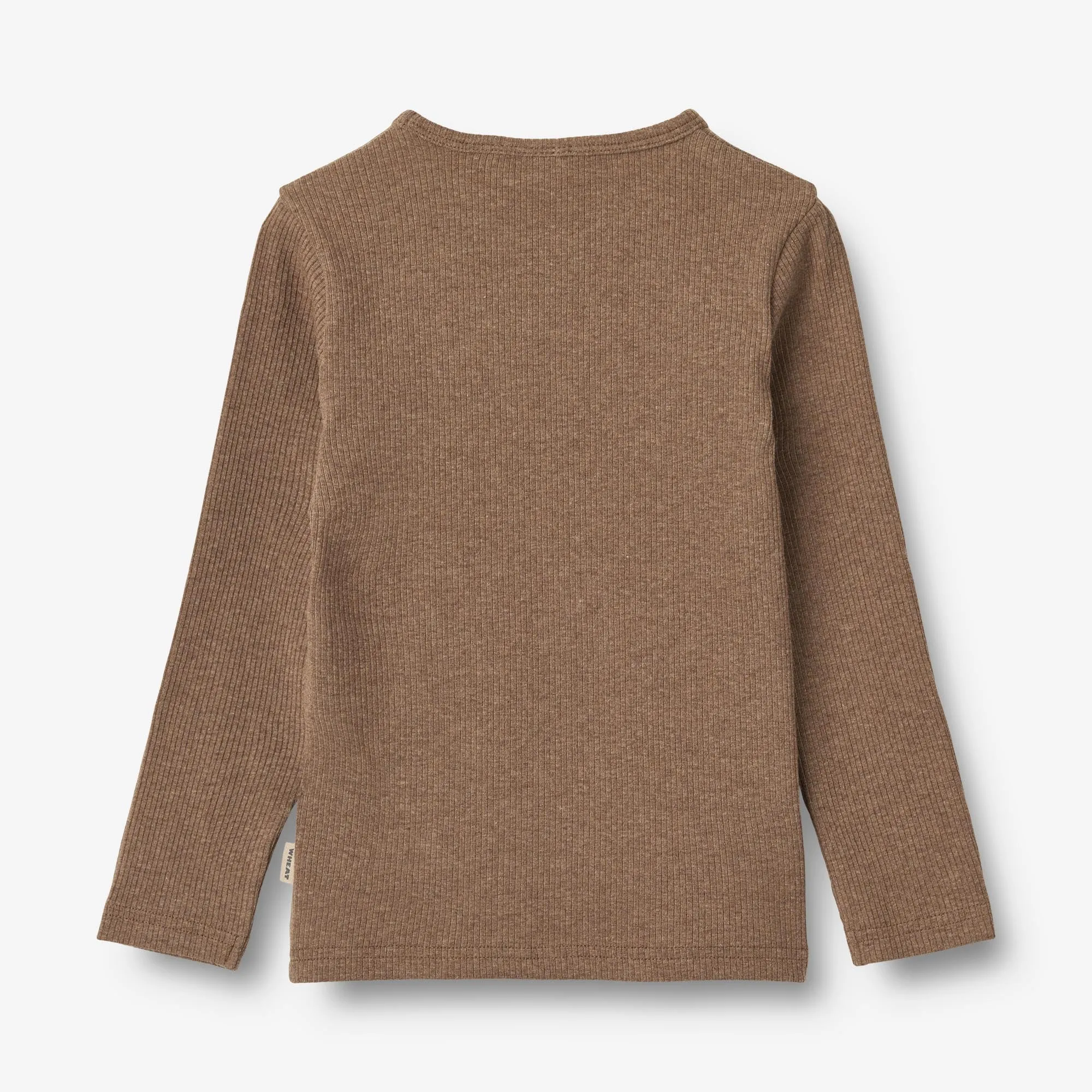 T-Shirt L/S Stig - coffee melange