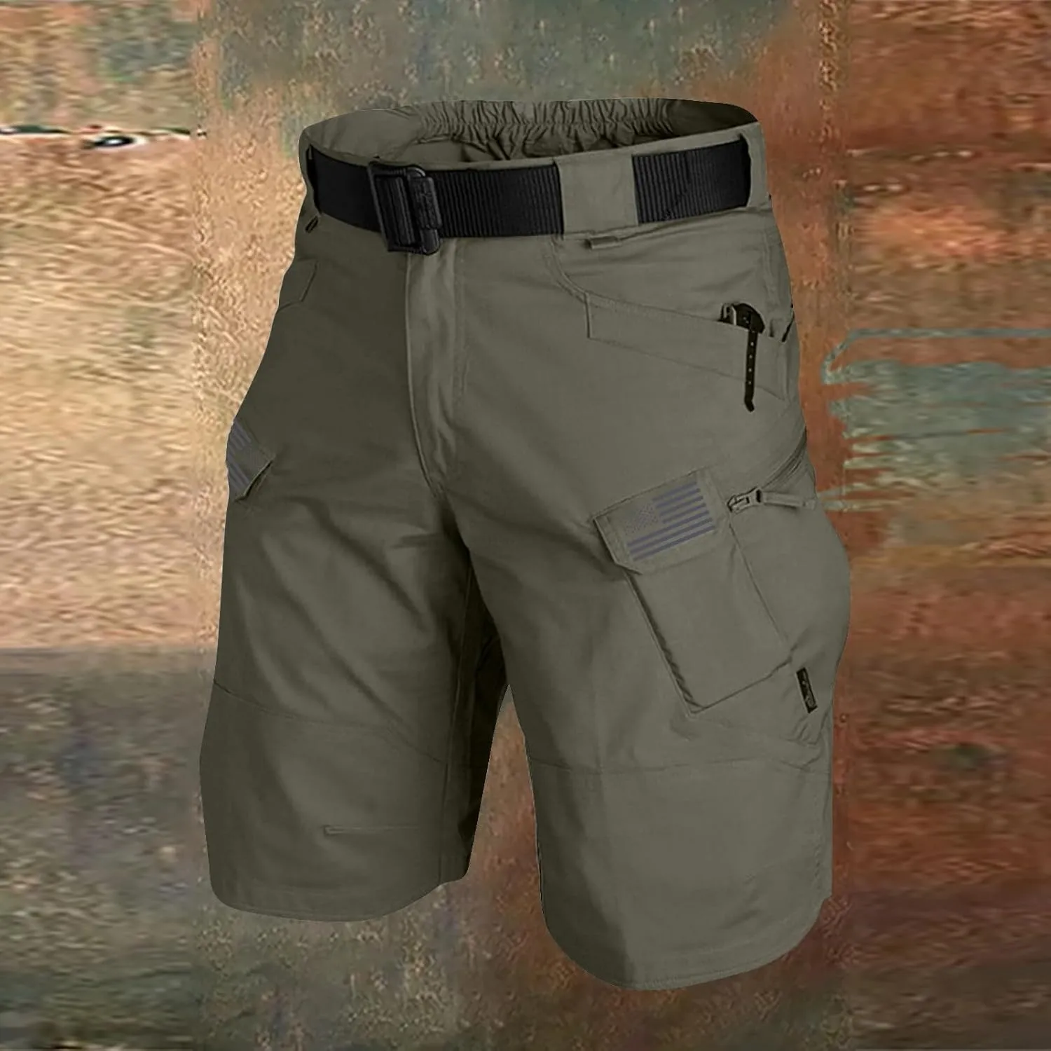 Tactical Shorts for Men Quick Dry Waterproof Stretch Cargo Pants Breathable Ripstop Outdoor Hiking Pants Big and Tall
