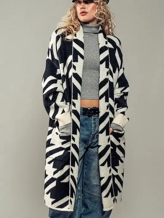 The Houndstooth Cardigan
