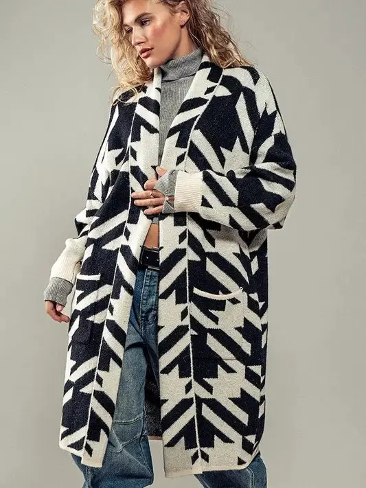 The Houndstooth Cardigan