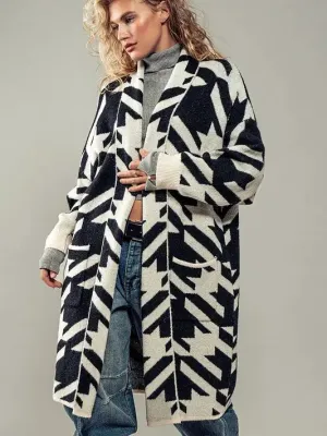 The Houndstooth Cardigan