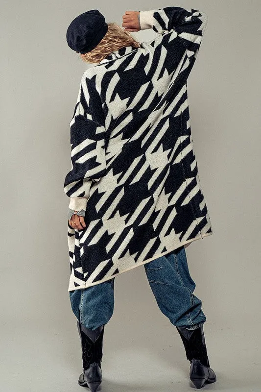 The Houndstooth Cardigan