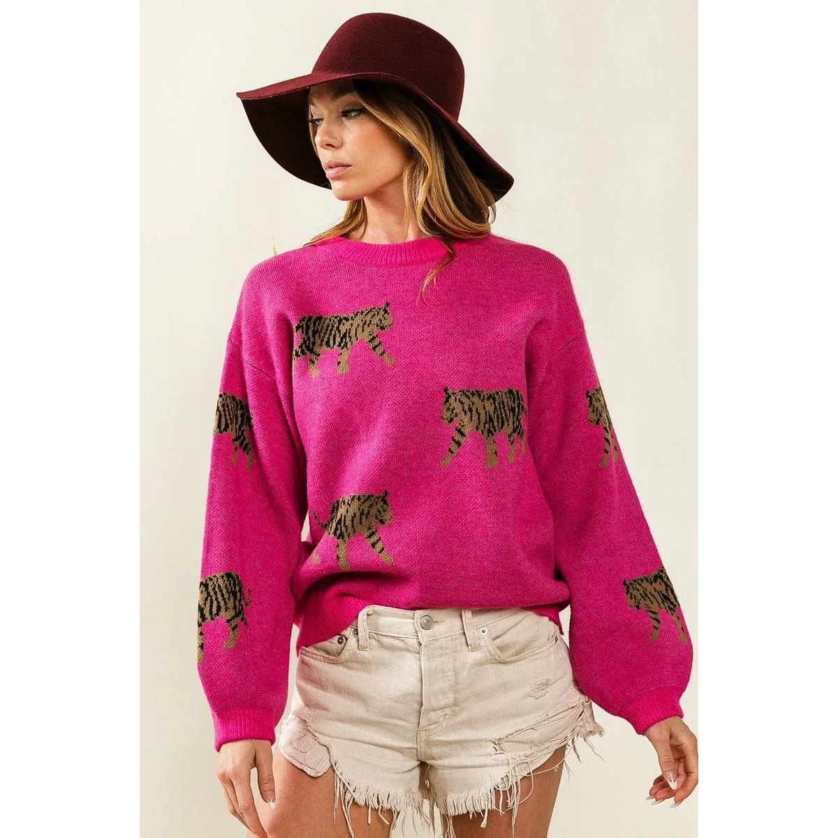 Tiger Pattern Sweater