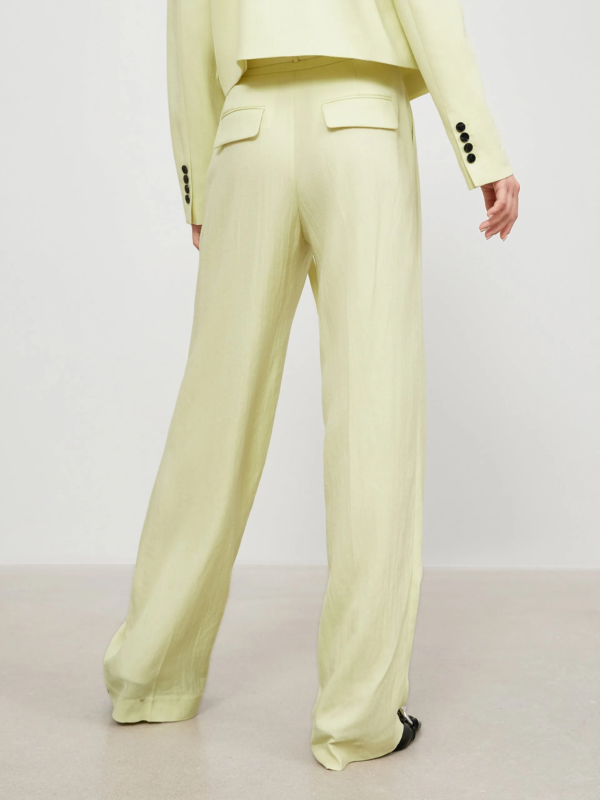 Triacetate Wide Leg Trousers